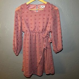 Pink girls dress size 12
Total dress length: 29 inches